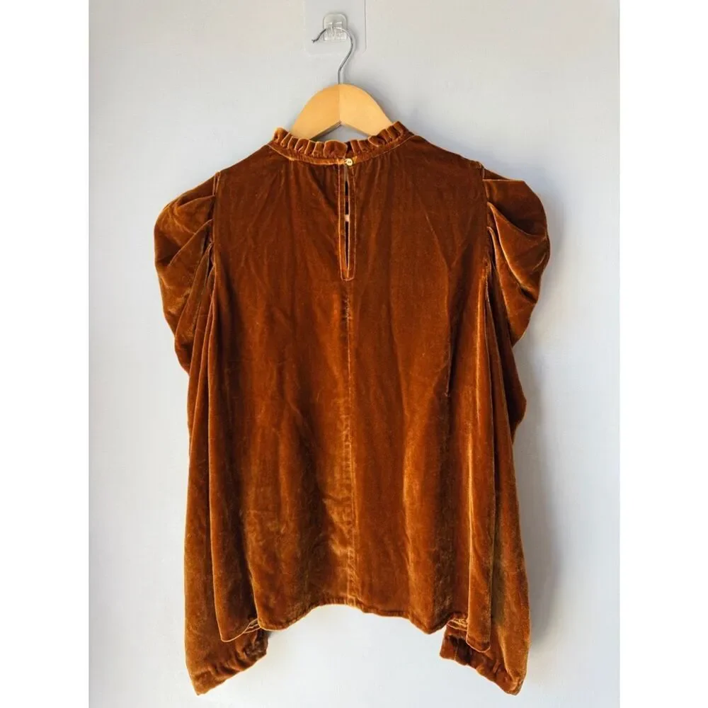 Ulla Johnson Velvet Giles Blouse